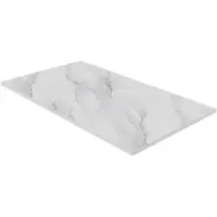 Luca Varess Suite douchebak 160 x 90 cm composietmarmer Marble White
