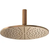 Blaufoss Round 300 hoofddouche met plafondsteun ø30cm Brushed Rosegold