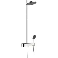 Hansgrohe Regendouche set Pulsify S Showerpipe 2 Jets Met ShowerTablet Select 400 Chroom