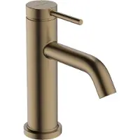 Hansgrohe Tecturis s Eengreeps wastafelkraan - 80 - coolstart - met PopUp - trekwaste - geborsteld brons 73302140