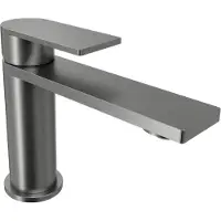 Blaufoss Fenix EcoStart standaard wastafelkraan Brushed GunMetal