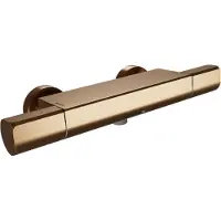 Blaufoss Eris thermostatische kraan muurmontage opbouw badkraan brushed rosegold