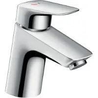 Hansgrohe Logis ééngreeps wastafelmengkraan 70 met wastegarnituur - chroom - voorsprong uitloop 107 mm