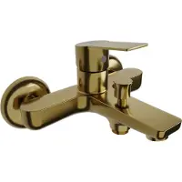 Linie Mila badkraan Brushed Gold