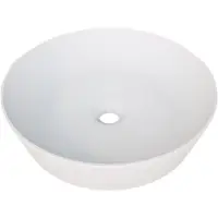 Balmani Still waskom matte Solid Surface rond Ø 42,5 cm