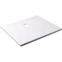Luca Varess Soft douchebak 120 x 90 cm acryl mat wit