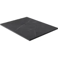 Luca Varess Suite douchebak 120 x 90 cm composietmarmer Marble Dark