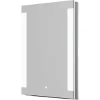 Linie Lunar rechthoekig badkamerspiegel 60 x 80 cm met spiegelverlichting