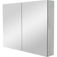 Storke Reflecta spiegelkast 100 x 75 cm beton donkergrijs