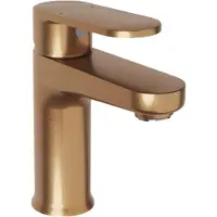 Linie Astor standaard wastafelkraan Brushed Rosegold