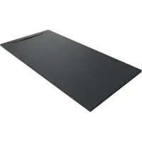 Balmani Andes Evolution douchebak 180 x 90 cm composietmarmer Mat Zwart