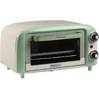 Ariete Vier elektrische - - Mini-Oven Groen - 10L - 800W - Retro Ontwerp