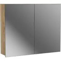 Balmani Lucida spiegelkast 90 x 72 cm ruwe eik