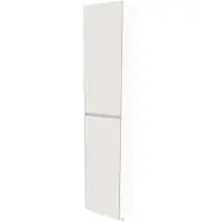 Storke Edge staande badkamerkast links Glanzend Wit 40 x 30 x 200 cm