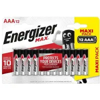 Energizer batterijen Max AAA, blister van 12 stuks