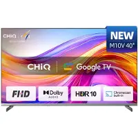 Chiq L40M10V - Smart TV 40 Inch - LED Google TV - FHD 1080P - Randloos Metal Design - Dolby Audio - Nieuw