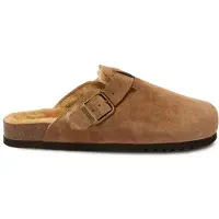 Scholl Klomp Men Olivier F New Suede Fur Taupe-Schoenmaat 45