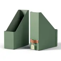Leitz Puro Tijdschriftencassette - 100% Gerecycled Karton - Set van 2 - Groen