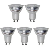 SPL GU10 LED Lamp 5.2W Dimbaar - CRI 97 - Warm Wit - 3000K - LED Spot MR16 - Vervangt 35W - 5 Stuks
