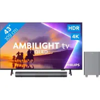 Philips Ambilight 43'' PUS8500 QLED 4K (2025) + TAB6100