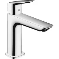 Hansgrohe Logis Fine ééngreeps wastafelmengkraan 100 CoolStart met PopUp trekwaste, chroom