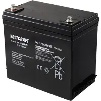Voltcraft VC-12668695 Loodaccu 12 V 55 Ah Loodvlies (AGM) (b x h x d) 239 x 205 x 132 mm Onderhoudsvrij, Geringe zelfontlading