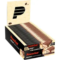 Powerbar Plus Low Sugar 30% Eiwitrepen Doos 35g 30 Stuks Vanille