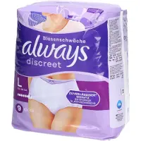 Always Discreet Incontinentiebroekjes Maat L 9 Stuks