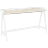 Notio Living Cruz-Bureau - Zwart/Natuur Grenen