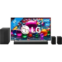 LG 50" 4K Smart UA75 + DS60TR