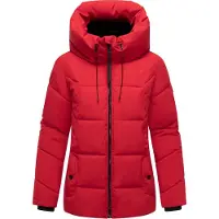 MARIKOO Winterjas 'Kuscheltatze XVI' rood