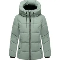 MARIKOO Winterjas 'Kuscheltatze XVI' mintgroen