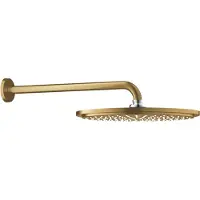 GROHE Regendoucheset rainshower cosmopolitan metal 31 cm met wandarm cool sunrise geborsteld