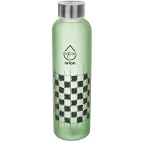 Orion - Glazen Waterfles - Groen - 600 ml - Met Stalen Dop