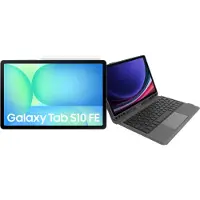 Samsung Galaxy Tab S10 FE 10,9 inch 128GB Wifi/5G Grijs EE+ Toetsenbord Hoes AZERTY
