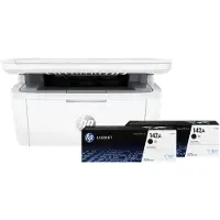 HP LaserJet M140w MFP + 2 extra zwarte toners