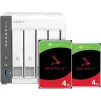 Qnap TS-433-4G + Seagate Ironwolf 8TB (2x4TB)
