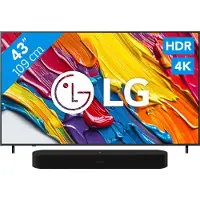 LG 43" QNED82 4K (2025) + Sonos Beam Gen2 Noir