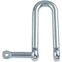Marinetech RVS D-sluiting lang met onverliesbare pin