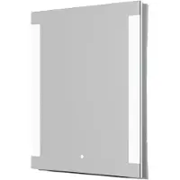 Linie Lunar rechthoekig badkamerspiegel 70 x 80 cm met spiegelverlichting