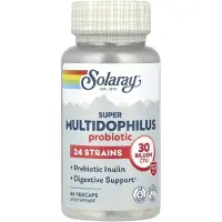 Solaray , Super Multidophilus Probiotische, 30 Miljard CFU, 60 VegCaps (15 Miljard CFU per Capsule)