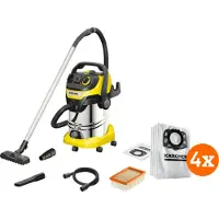 Kärcher WD 6 P S V-30/6/22/T EU III (BE) + Sacs d'Aspirateur (4x)