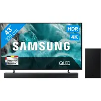 Samsung 43" QLED 4K Q7F4 (2025) + HW-B66CF Noir