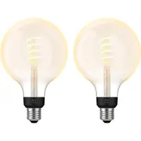 Philips Hue Filament White Ambiance Globe XL Lot de 2