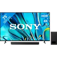 Sony Bravia 3 75" 4K LED (2025) + Bravia Theatre Bar 6 Noir