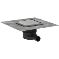 Hansgrohe RainDrain Brillance douchegoot 15cm RSV Look