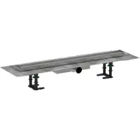 Hansgrohe RainDrain Compact douchegoot 70cm RSV Look Betegelbaar rooster