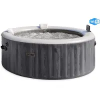 Intex Opblaasbaar bubbelbad Pure Spa Greywood 4 persoons