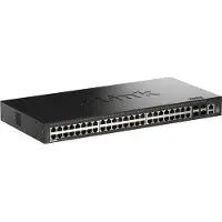 D-Link DGS-1530-52 Smart Managed Switch 48x Gigabit Ethernet, 4x 10G SFP+, 1x USB 2.0, 1x consolepoort