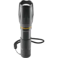 Hama Zaklamp - W200 - 200lm - incl. 3x AAA batterijen - Alumimium - 3 standen + Zoom - Zwart